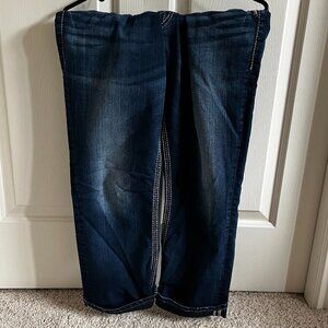 Silver Suki Jean Capris